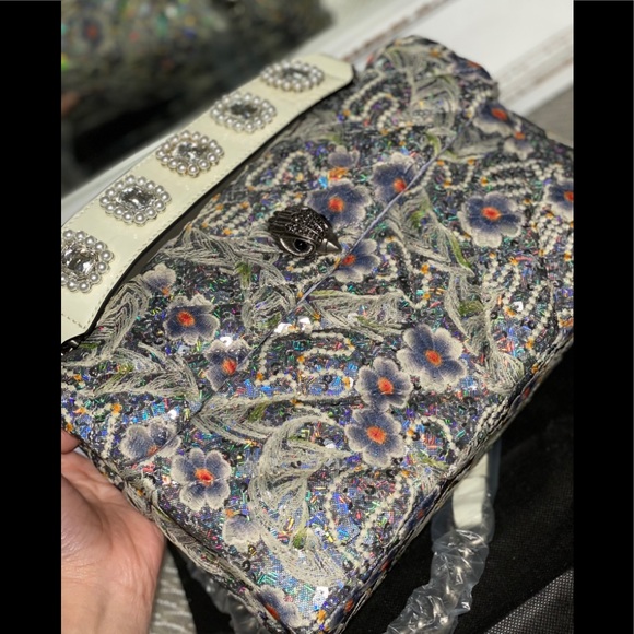 KURT GEIGER LONDON
Kensington Embroidered Sequin Shoulder Bag - Picture 8 of 12
